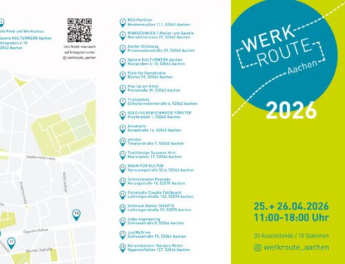 Werkroute Aachen 2026 – Kunst, Handwerk & Design in Aachen erleben